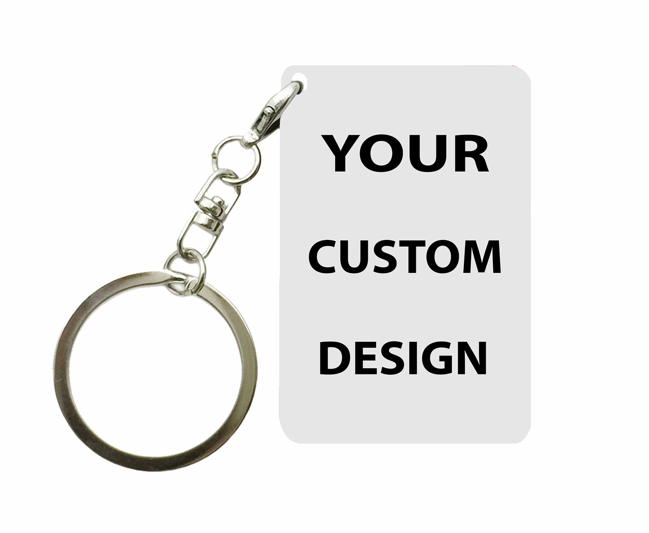 Custom Logo/Design/image Designed Key Chains (Vertical)