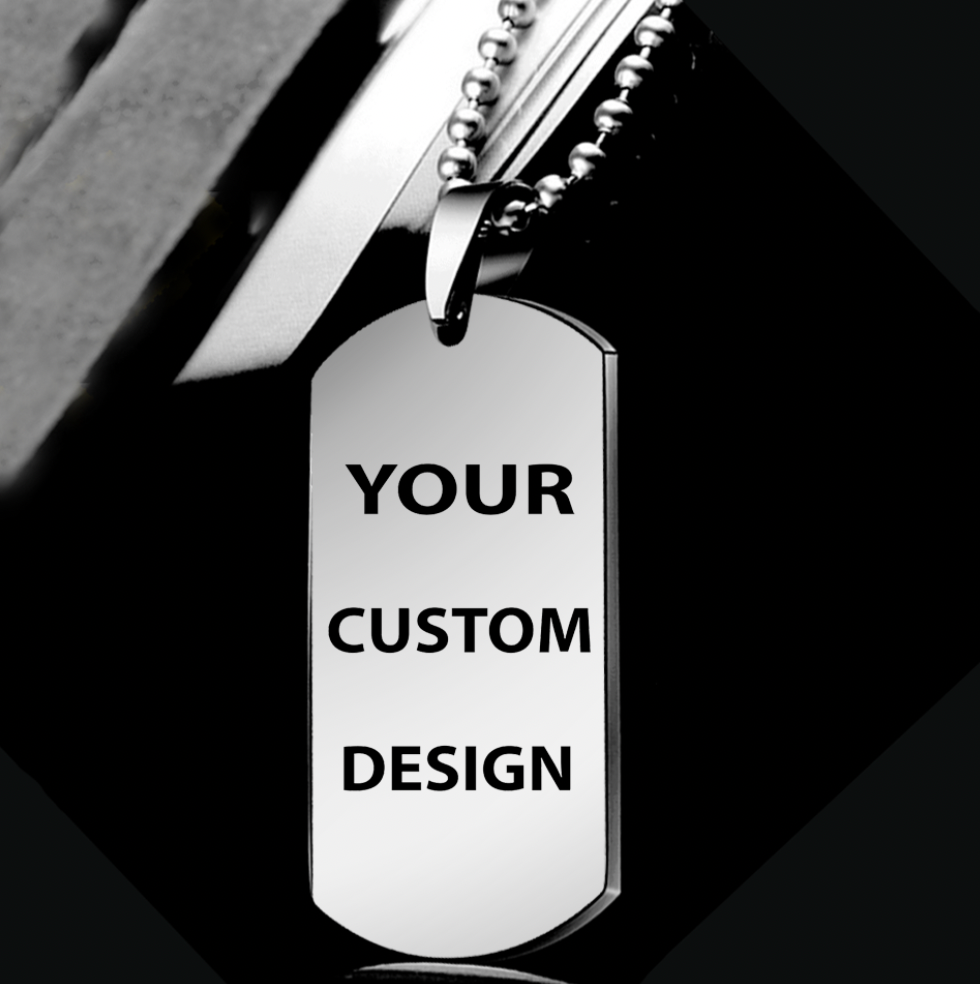 Custom Logo/Design/Image Designed Metal Necklaces