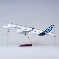 Thumbnail for Airbus A320Neo Original Livery Airplane Model (47CM)