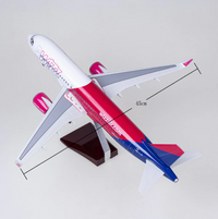 Thumbnail for Wizz Air Airbus A320Neo Airplane Model (47CM)