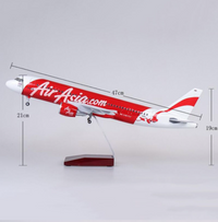 Thumbnail for Air Asia A320Neo Airplane Model (47CM)