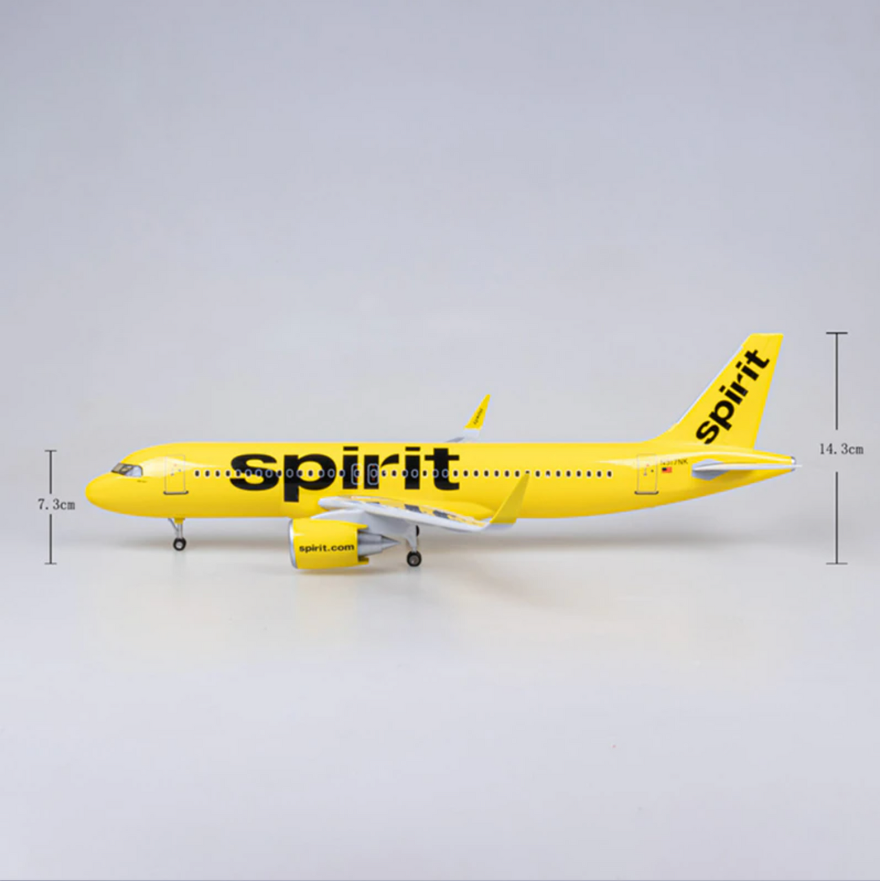 Spirit Airbus A320Neo Airplane Model (47CM)