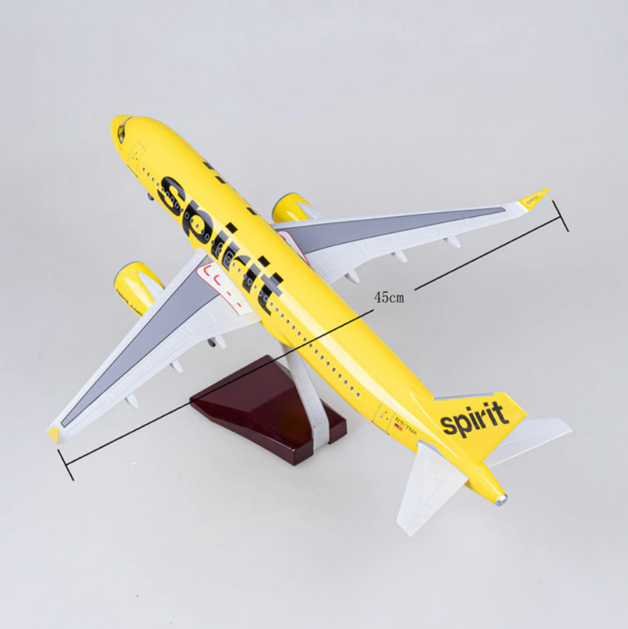 Spirit Airbus A320Neo Airplane Model (47CM)