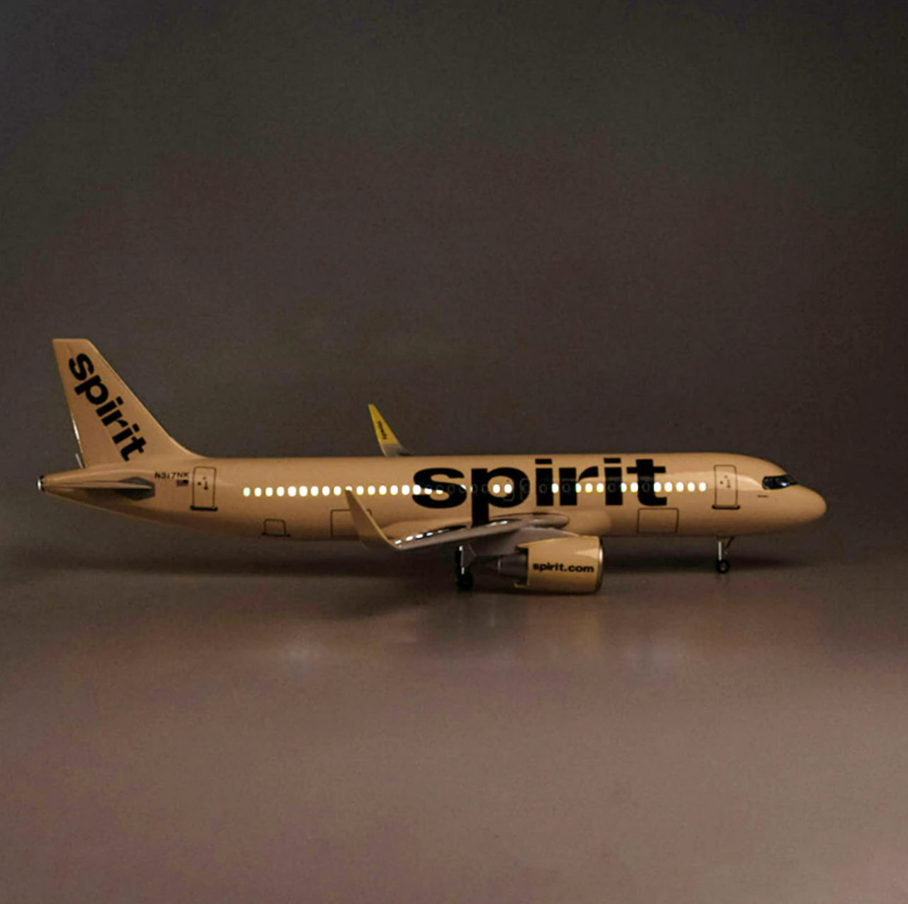 Spirit Airbus A320Neo Airplane Model (47CM)