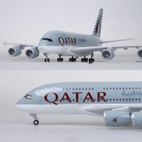 Thumbnail for Qatar Airways Airbus A380 Airplane Model (1/160 Scale)