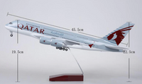 Thumbnail for Qatar Airways Airbus A380 Airplane Model (1/160 Scale)