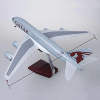 Thumbnail for Qatar Airways Airbus A380 Airplane Model (1/160 Scale)