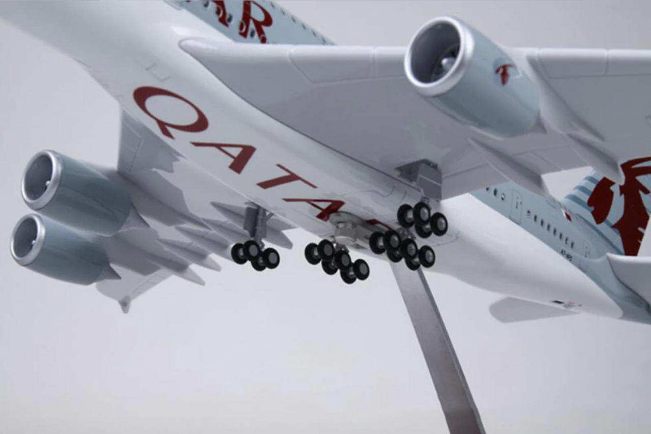 Qatar Airways Airbus A380 Airplane Model (1/160 Scale) – Aviation Shop Qatar Airways Airbus A380 Airplane Model (1/160 Scale) – Aviation Shop