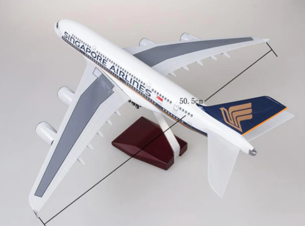 超大サイズ シンガポール航空 Airbus A380 1/160 モデルプレーン Singapore Airlines Airbus A380 Airplane Model (1/160 Scale