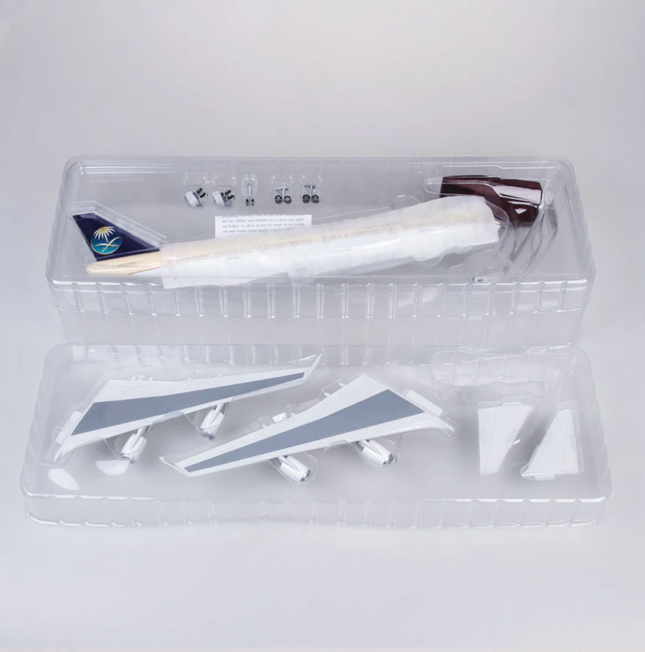 Saudi Arabia Boeing 747 Airplane Model (1/160 Scale - 47CM)