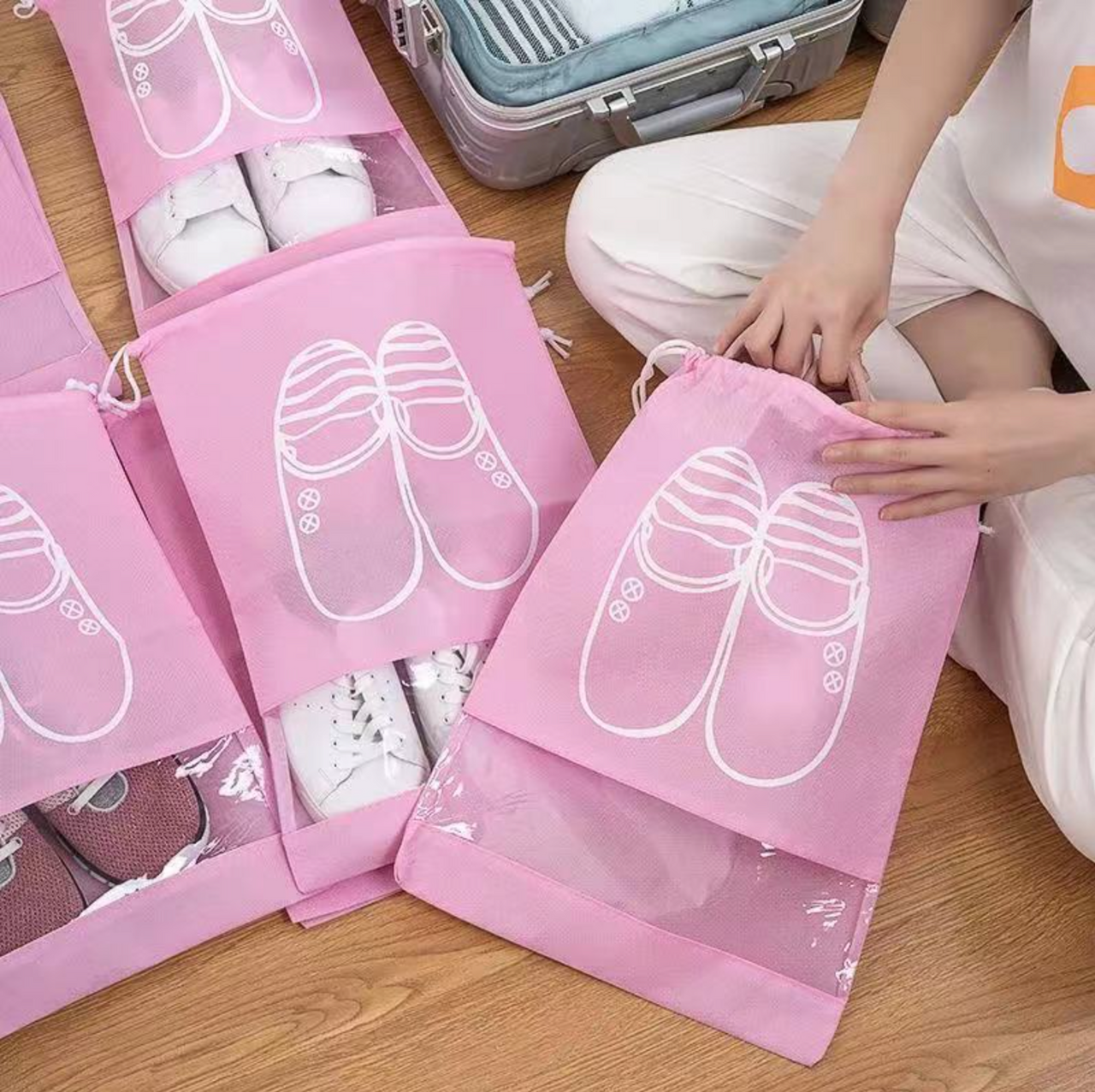 5x Shoes & Slippers Travel & Organizer & Storage Bags