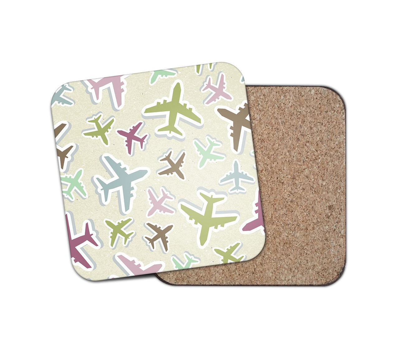 Seamless 3D Airplanes Designed Coasters