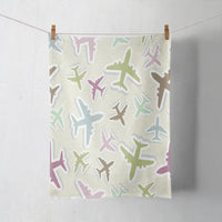 Thumbnail for Seamless 3D Airplanes Designed Towels