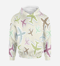 Thumbnail for Seamless 3D Airplanes Designed 3D Hoodies