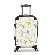 Thumbnail for Seamless 3D Airplanes Designed Cabin Size Luggages