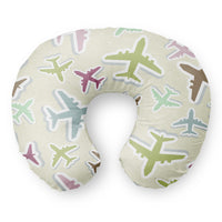 Thumbnail for Seamless 3D Airplanes Travel & Boppy Pillows