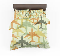 Thumbnail for Seamless Colourful Airplanes Designed Bedding Sets