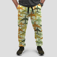 Thumbnail for Seamless Colourful Airplanes Designed Sweat Pants & Trousers