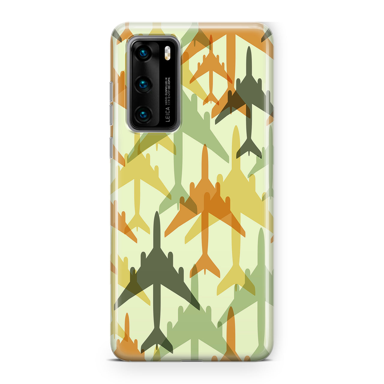 Seamless Colourful Airplanes Designed Huawei Cases