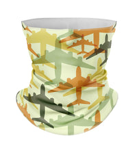 Thumbnail for Seamless Colourful Airplanes Designed Full Face & Ski Masks