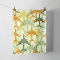 Thumbnail for Seamless Colourful Airplanes Designed Towels