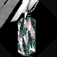 Thumbnail for Seamless Palm Leafs Designed Metal Necklaces
