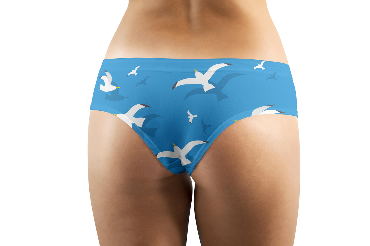 Seamless Seagulls Designed Women Panties & Shorts