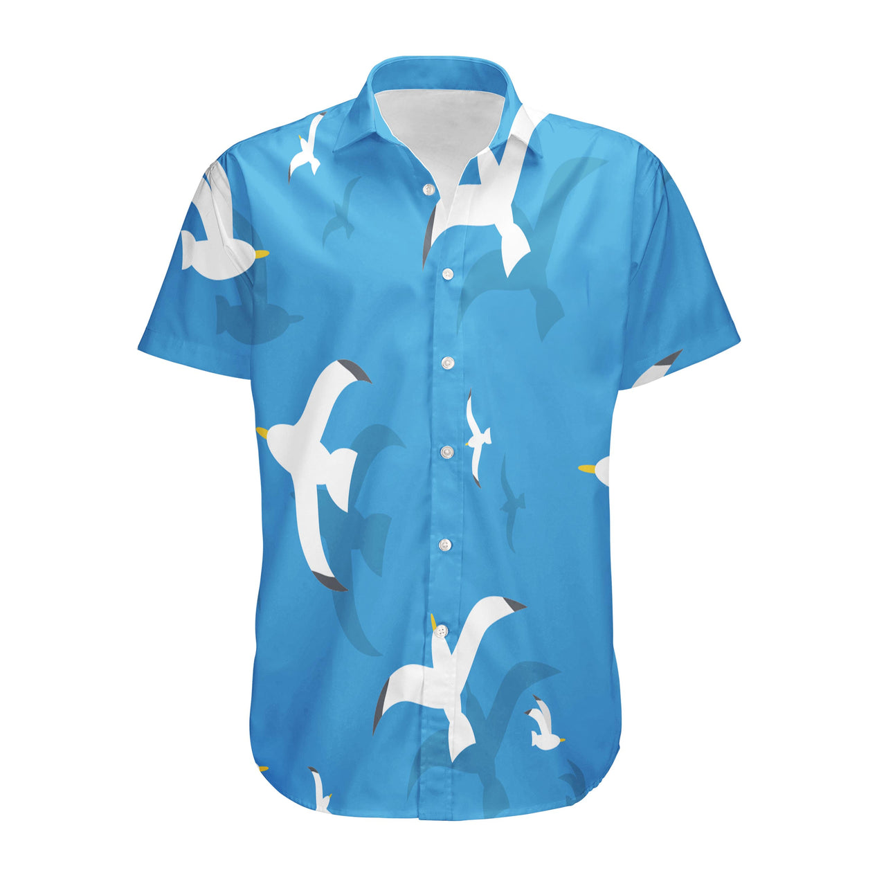 Seamless Seagulls Designed 3D Shirts
