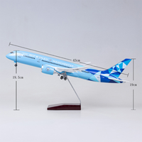 Manchester City Edition Etihad Boeing 787 Airplane Model (1