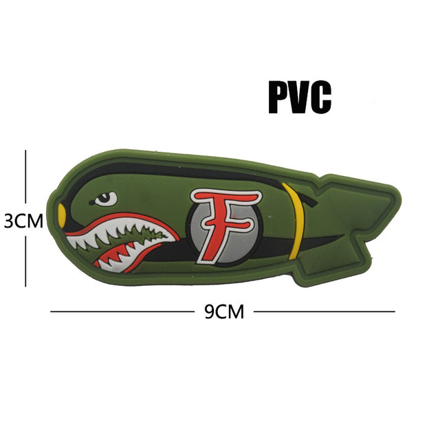 Shark missile morale chapter Designed Patch