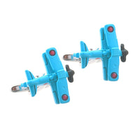 Thumbnail for Coloured Aircraft Shaped Cuff Links