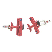 Thumbnail for Coloured Aircraft Shaped Cuff Links