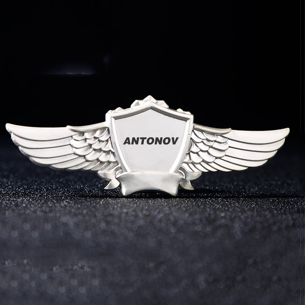 Antonov & Text Designed Badges