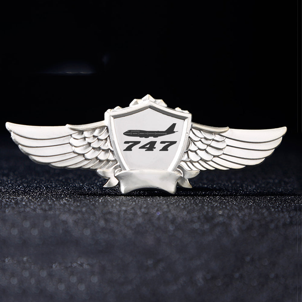 Boeing 747 - Queen of the Skies (2) Designed Badges