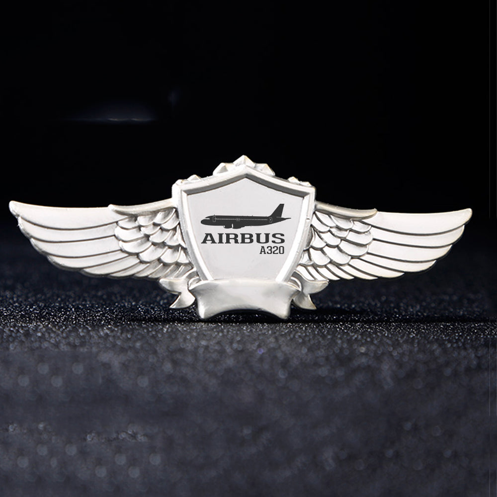 Airbus A320 Printed Designed Badges