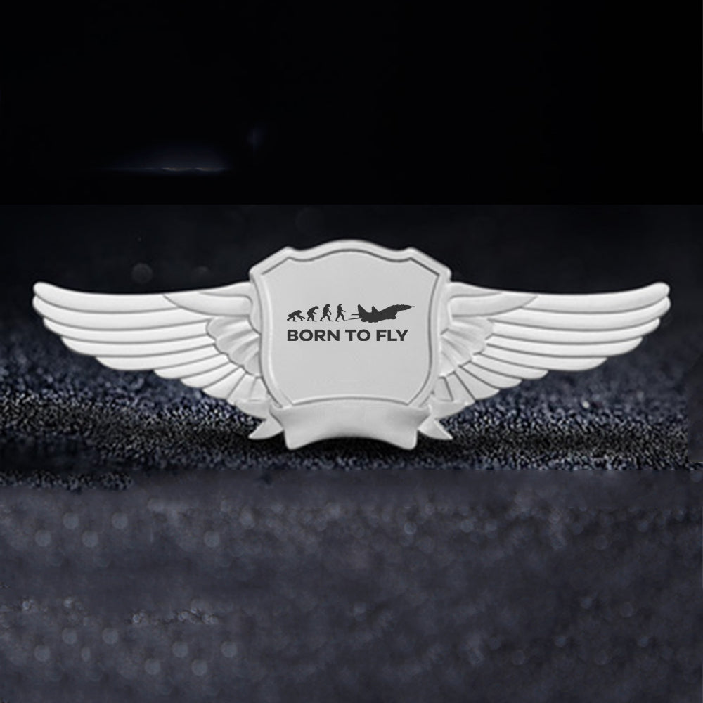 Born To Fly Military Designed Badges
