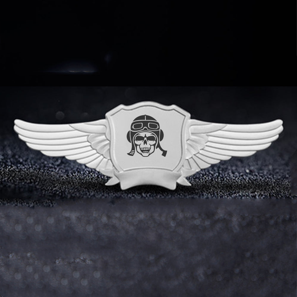 Skeleton Pilot Designed Badges