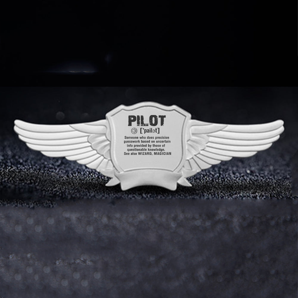 Pilot [Noun] Designed Badges