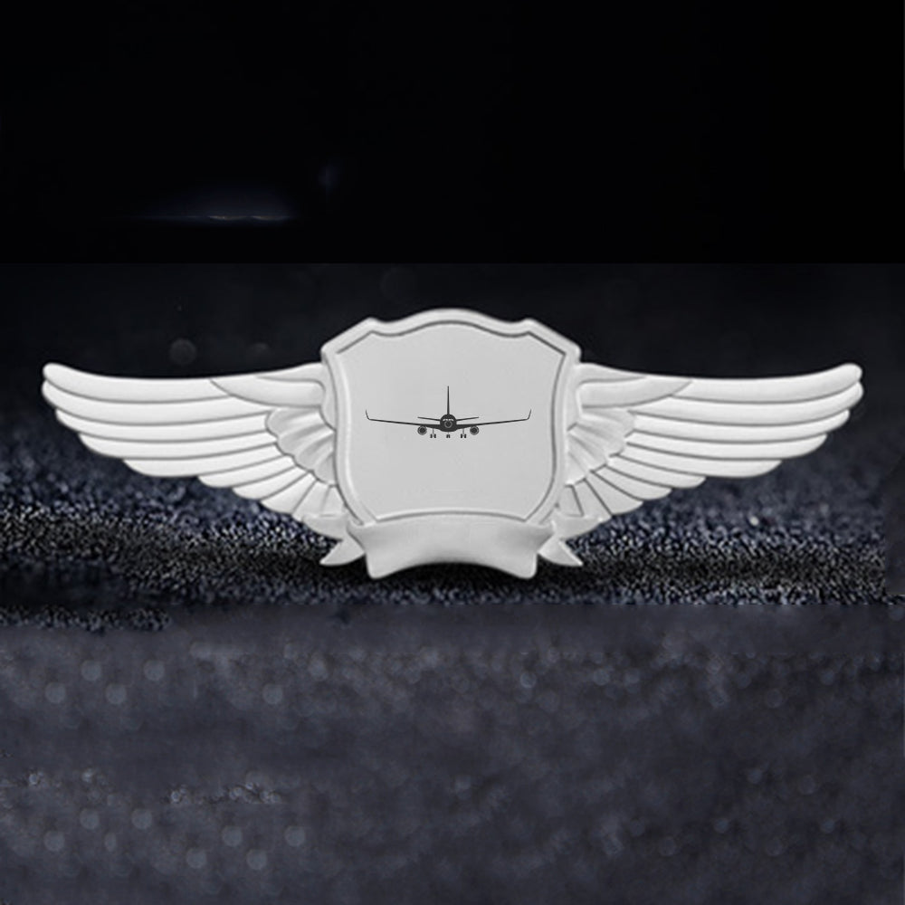 Boeing 767 Silhouette Designed Badges