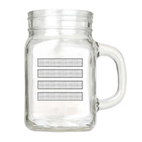 Thumbnail for Silver Pilot Epaulettes (4 Lines) Designed Cocktail Glasses