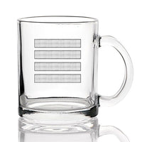 Thumbnail for Silver Pilot Epaulettes (4 Lines) Designed Coffee & Tea Glasses