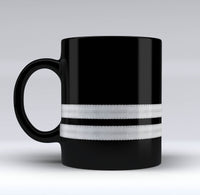 Thumbnail for Silver Pilot Epaulettes Designed Black Mugs