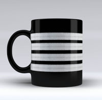 Thumbnail for Silver Pilot Epaulettes Designed Black Mugs