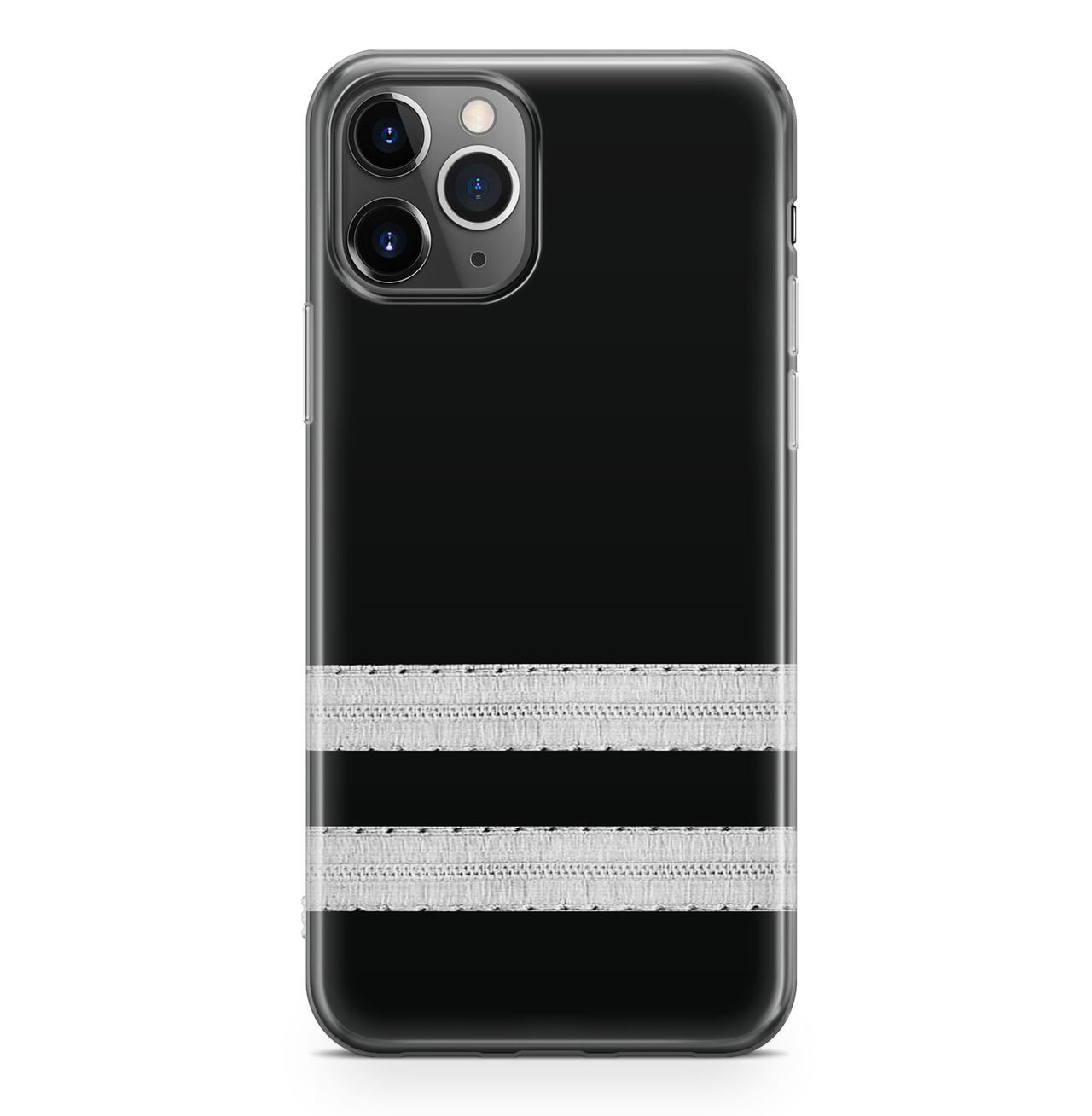 Silver Pilot Epaulette Designed (Customizable) iPhone Cases