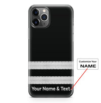 Thumbnail for Silver Pilot Epaulette Designed (Customizable) iPhone Cases