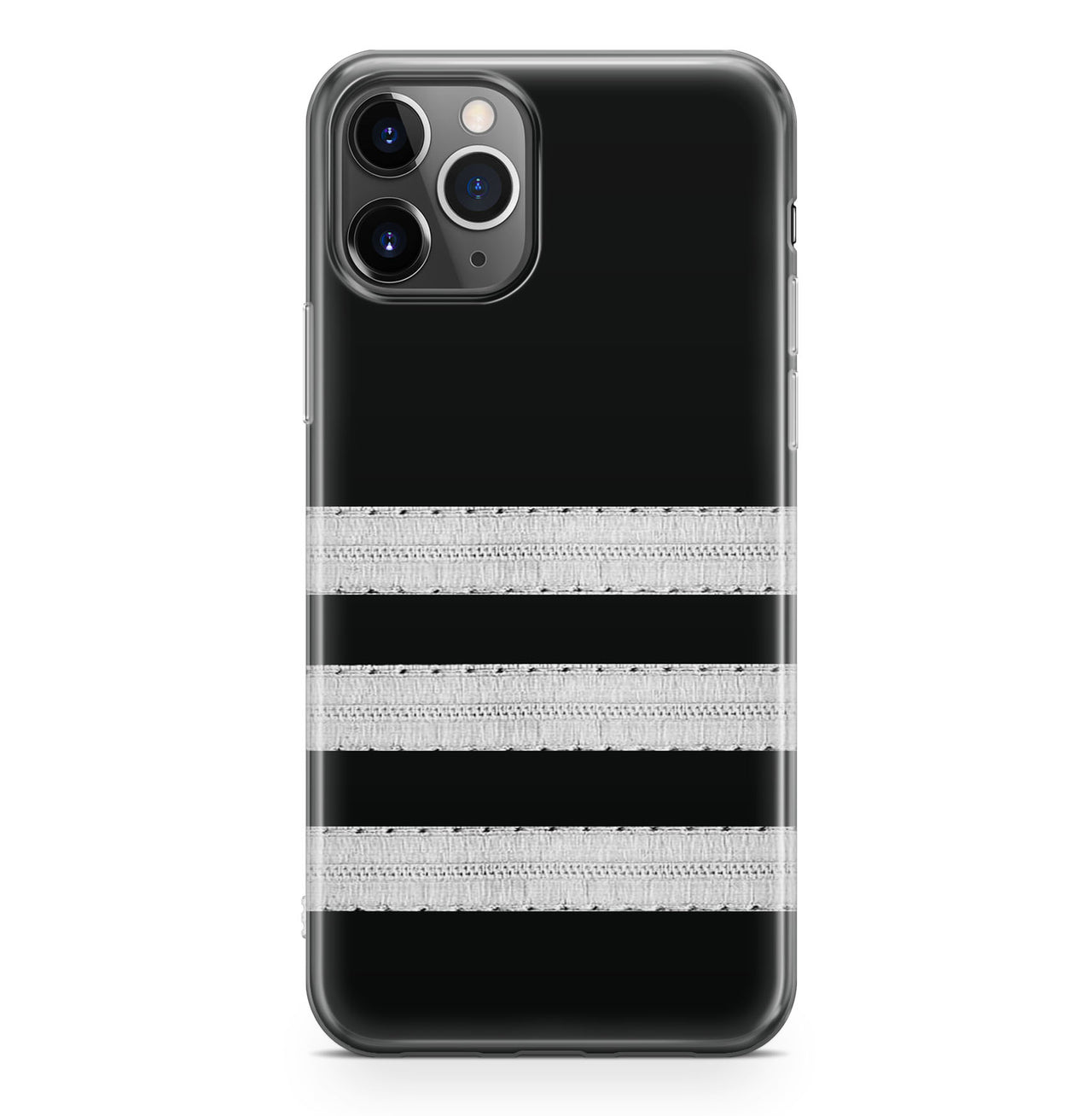 Silver Pilot Epaulette Designed (Customizable) iPhone Cases