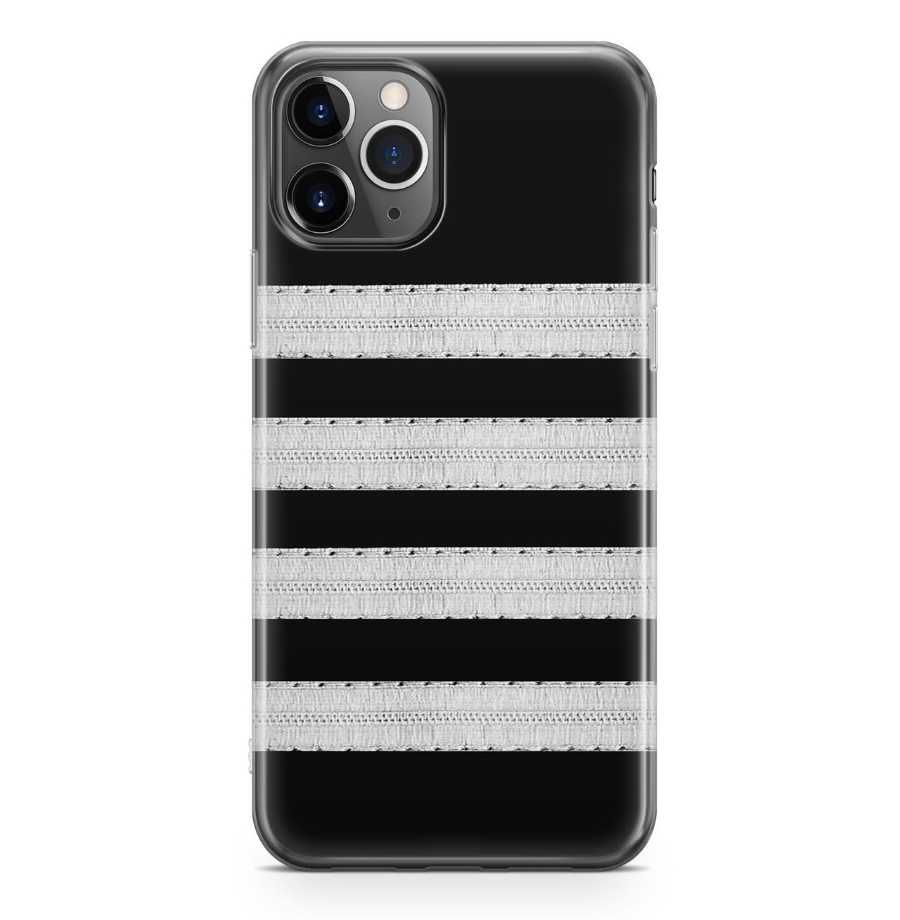 Silver Pilot Epaulette Designed (Customizable) iPhone Cases