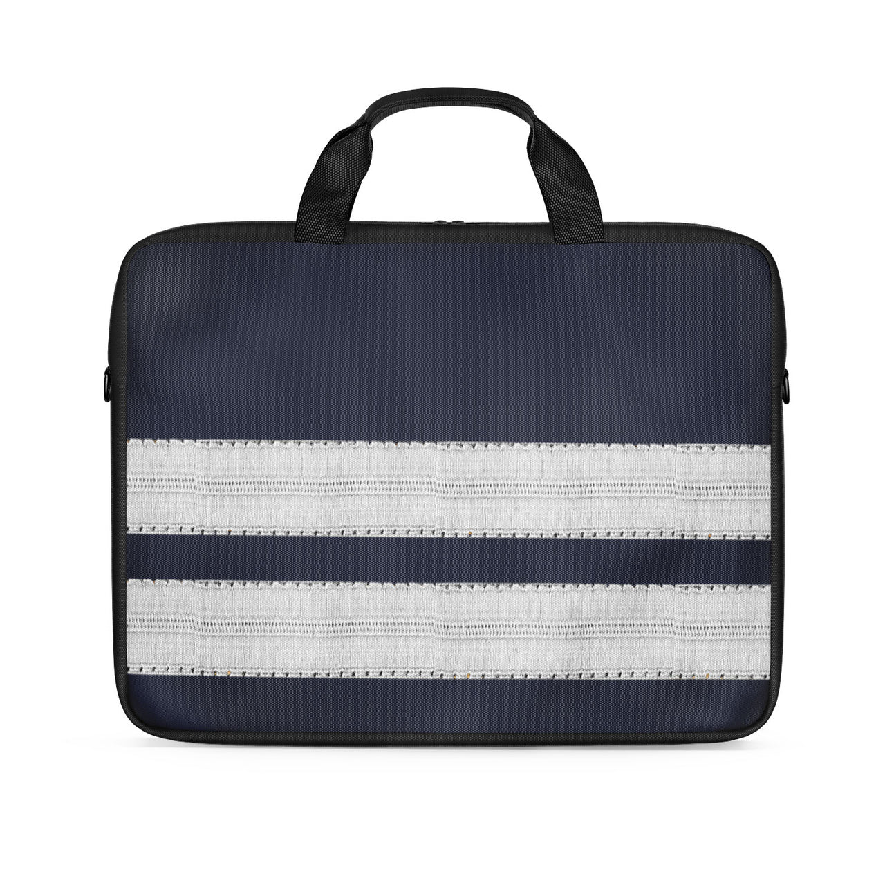 Silver Pilot Epaulettes (4,3,2 Lines) Designed Laptop & Tablet Bags