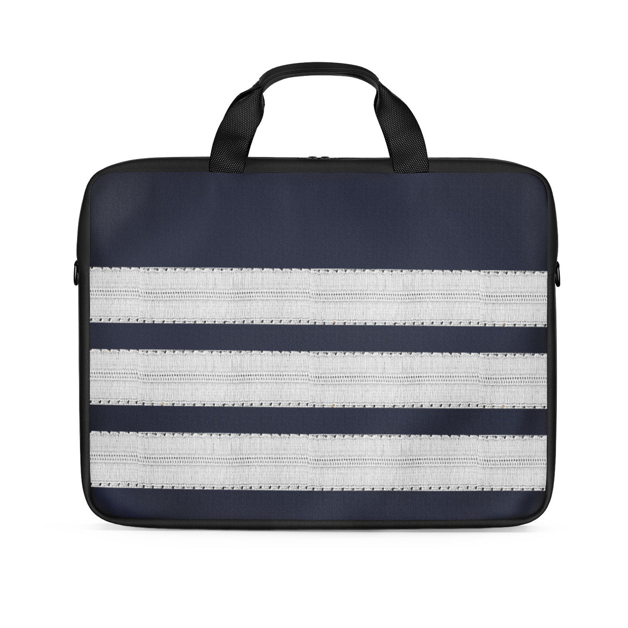 Silver Pilot Epaulettes (4,3,2 Lines) Designed Laptop & Tablet Bags