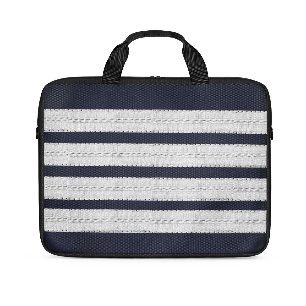 Silver Pilot Epaulettes (4,3,2 Lines) Designed Laptop & Tablet Bags